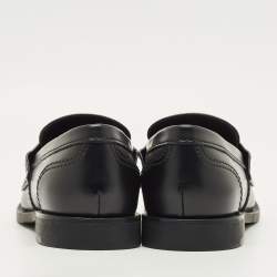 مملوكة مسبقًا حذاء لوفرز ميو ميو دونا جلد أسود مقاس 39