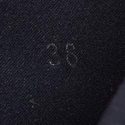 مملوكة مسبقًا حذاء رياضي ميو ميو قماش متنوع الألوان مزخرف بالكريستال منخفص العنق مقاس 38