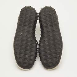 مملوكة مسبقًا حذاء رياضي ميو ميو قماش متنوع الألوان مزخرف بالكريستال منخفص العنق مقاس 38