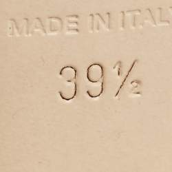 Pre Owned Miu Miu Size 39.5 Black Satin Bow Crystal Embellished Block Heel Slide Sandals