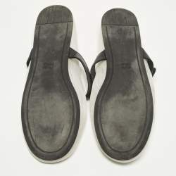 Pre Owned حذاء باليه ماري جين شبك وجلد أبيض ميو ميو مقاس 40