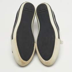 Pre Owned حذاء رياضي ميو ميو مقدمة معدنية سويدي أزرق داكن مقاس 40 