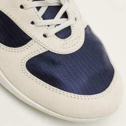 مملوكة مسبقًا حذاء رياضي ميو ميو رباط قماش و سويدي رمادي مقاس 40