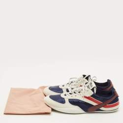 مملوكة مسبقًا حذاء رياضي ميو ميو رباط قماش و سويدي رمادي مقاس 40