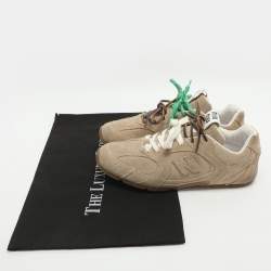 Pre Owned Miu Miu x New Balance 530 SL Size 40 Brown Suede Low Top Sneakers