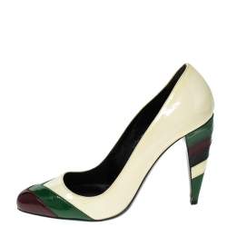 Miu Miu Multicolor Patent Leather Pumps Size 36