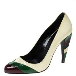 Miu Miu Multicolor Patent Leather Pumps Size 36