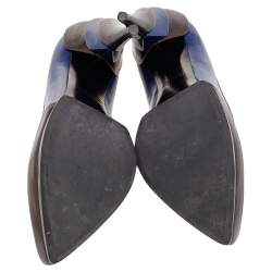 Pre Owned Miu Miu Tricolor Leather Pumps Size 38