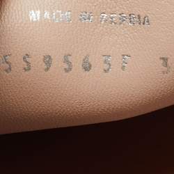 Pre Owned Miu Miu Blue Suede Metal Cap Toe Slip On Sneakers Size 37