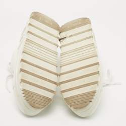 Miu Miu White Leather Platform Sneakers Size 38