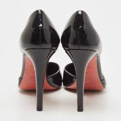 Miu Miu Black Patent Leather D'orsay Pumps Size 38
