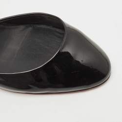 Miu Miu Black Patent Leather D'orsay Pumps Size 38