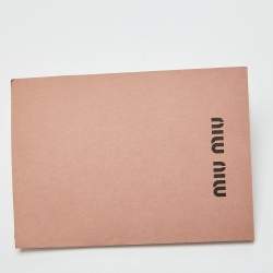 Pre Owned Miu Miu Red Suede Crystal Embellished Ankle Strap  Sandals Size 39