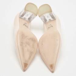 مملوكة مسبقًا Miu Miu Light Pink Patent Leather Pumps Size 35