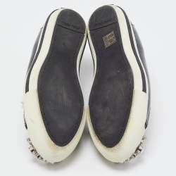 Miu Miu Black Patent Low Top Sneakers Size 38