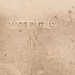 Pre Owned Miu Miu Burgundy Satin Crystal Embellished Slide Sandals Size 41