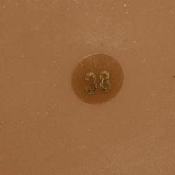 Pre Owned Miu Miu Blue Denim Crystal Embellished Platform Espadrille Flats Size 38