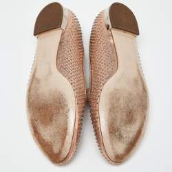 Miu Miu Metallic Studded Leather Smoking Slippers Size 40.5 