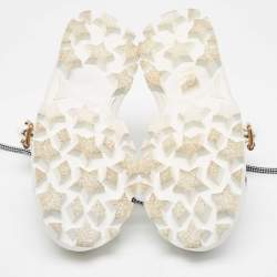 Miu Miu White Leather Lace Up Ankle Boots Size 39