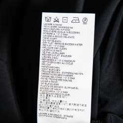 MM6 Maison Margiela Black Jersey Overlay Detail Long Sleeve Bodysuit M
