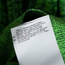 MM6 Maison Margiela Green Space Dyed Ribbed Knit Sweater S