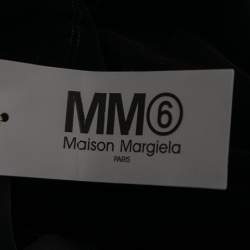 Maison Margiela MM6 Black Velvet Elasticized Waist Trousers M