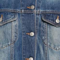 MM6 Maison Margiela Blue Denim Sleeveless Long Dress L