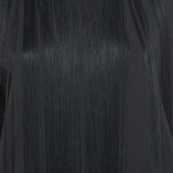 MM6 Maison Margiela Black Jersey Tassel Detail T-Shirt S