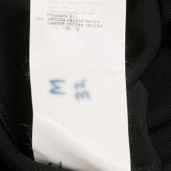 Pre Owned MM6 Maison Margiela Black Jersey Mini Dress M