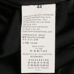 Pre Owned MM6 Maison Margiela Black Jersey Mini Dress M