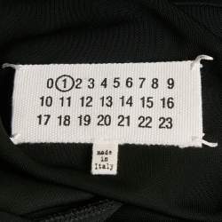 Pre Owned MM6 Maison Margiela Black Jersey Mini Dress M