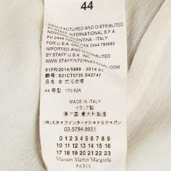 MM6 Maison Margiela Grey Printed Crepe Shift Dress M