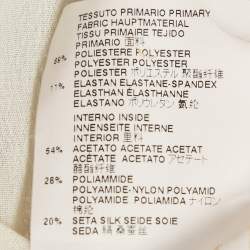 MM6 Maison Margiela Grey Printed Crepe Shift Dress M