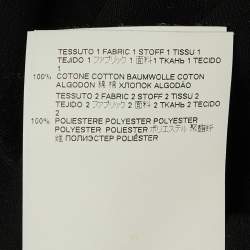 مملوكة مسبقًا توب MM6 ميزون مارجيلا قطن كريب رمادي برقبة دائرية متوسط