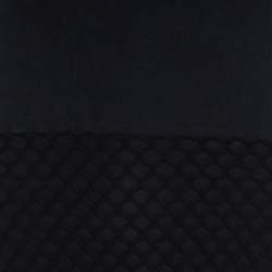 Pre Owned MM6 Maison Margiela Black Mesh Panel Overlay Oversized Midi Dress XS