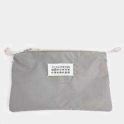 MM6 Maison Margiela White Leather Glam Slamback Medium