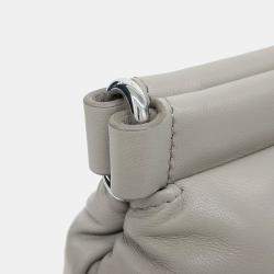 Pre Owned MM6 Maison Margiela Grey Leather Glam Slam Bag