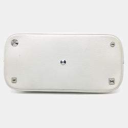 Pre Owned MM6 Maison Margiela White Leather 5AC bag medium