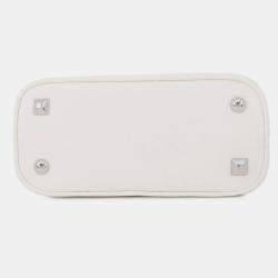 Pre Owned Maison Margiela Maison Margiela 5Ac Shoulder Bag White Calf Leather Size Micro