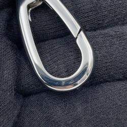 Pre Owned Maison Margiela Glam Slam Classic 2-Way Shoulder Bag Silver Leather Size Small