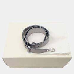 Pre Owned Maison Margiela Glam Slam Classic 2-Way Shoulder Bag Silver Leather Size Small