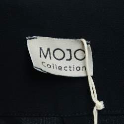 Mojo Collection Black/White Crepe Halter Neck Jumpsuit S