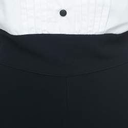 Mojo Collection Black/White Crepe Halter Neck Jumpsuit S