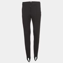 Moncler Grenoble Black Technical Jersey Stirrup Ski Pants M