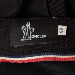 Moncler Grenoble Black Technical Jersey Stirrup Ski Pants M