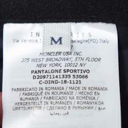 Moncler Grenoble Black Nylon Ski Pants M