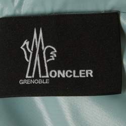 مملوكة مسبقًا Moncler Grenoble Yellow Faux Shearling Teddy Down Gilet XS