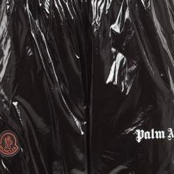 Moncler x Palm Angels Black Side Stripe Synthetic Logo Applique Joggers M
