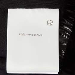Moncler x Palm Angels Black Side Stripe Synthetic Logo Applique Joggers M