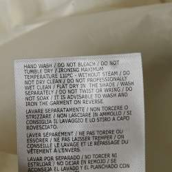 Pre Owned Moncler White Nylon Quilted Mini Skirt S